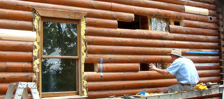 Log Home Repair Kingsland, Georgia